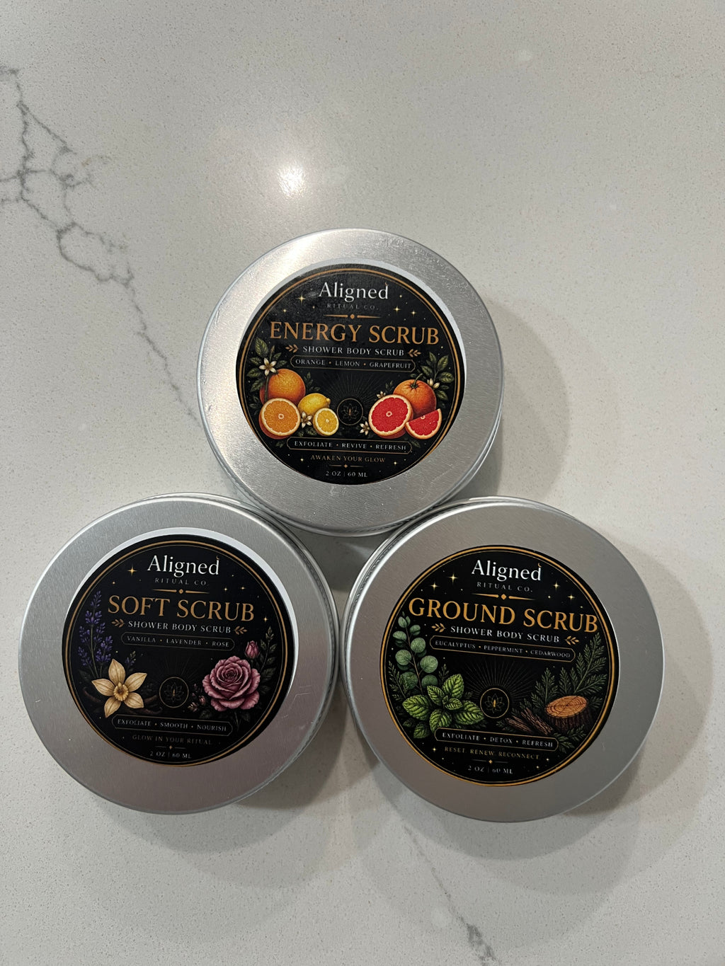 Luxury Salt & Sugar Shower Body Scrub